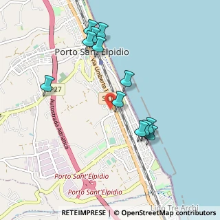 Mappa Via Gioacchino Rossini, 63821 Porto Sant'Elpidio FM, Italia (1.0125)