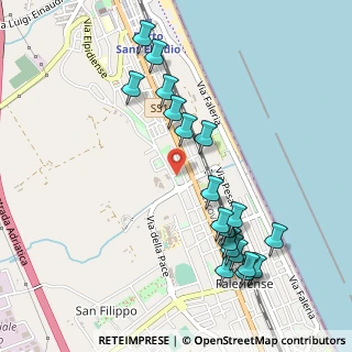 Mappa Via Gioacchino Rossini, 63821 Porto Sant'Elpidio FM, Italia (0.5735)