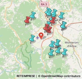 Mappa Via Poggetto, 53018 Sovicille SI, Italia (7.3835)