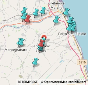 Mappa 63811 Sant'Elpidio a Mare FM, Italia (4.373)