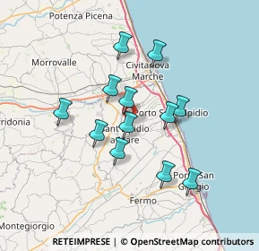 Mappa 63811 Sant'Elpidio a Mare FM, Italia (6.10083)