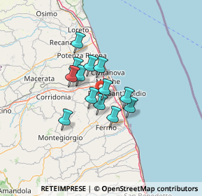 Mappa 63811 Sant'Elpidio a Mare FM, Italia (9.06846)