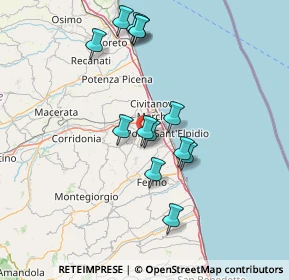 Mappa 63811 Sant'Elpidio a Mare FM, Italia (13.61923)