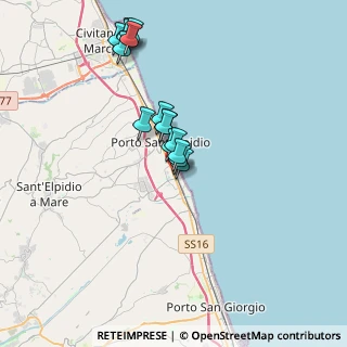 Mappa Via Palestro, 63821 Porto Sant'Elpidio FM, Italia (3.28533)
