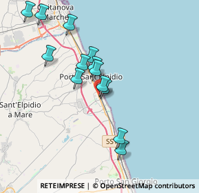 Mappa Via Palestro, 63821 Porto Sant'Elpidio FM, Italia (3.58846)