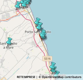 Mappa Via Palestro, 63821 Porto Sant'Elpidio FM, Italia (5.551)