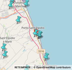 Mappa Via Palestro, 63821 Porto Sant'Elpidio FM, Italia (5.76182)