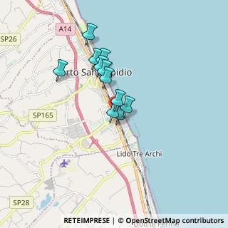 Mappa Via Palestro, 63821 Porto Sant'Elpidio FM, Italia (1.31182)