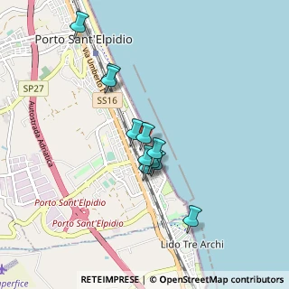 Mappa Via Palermo, 63821 Porto Sant'Elpidio FM, Italia (0.74455)