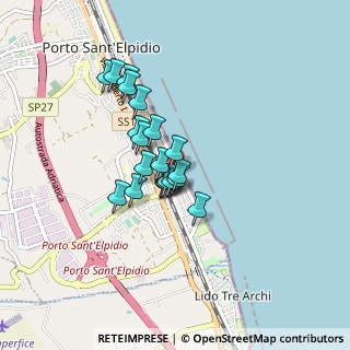 Mappa Via Palermo, 63821 Porto Sant'Elpidio FM, Italia (0.6295)