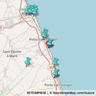 Mappa Via Palermo, 63821 Porto Sant'Elpidio FM, Italia (4.52231)