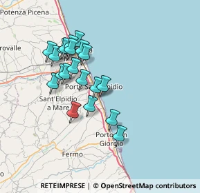 Mappa Via Palermo, 63821 Porto Sant'Elpidio FM, Italia (6.491)
