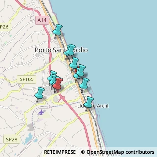 Mappa Via Ancona, 63821 Porto Sant'Elpidio FM, Italia (1.38385)