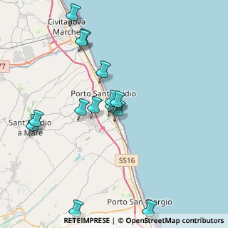 Mappa Via Ancona, 63821 Porto Sant'Elpidio FM, Italia (4.21571)