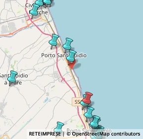Mappa Via Ancona, 63821 Porto Sant'Elpidio FM, Italia (6.51)