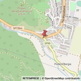 Mappa Via del borgo 86, 53010 Sovicille, Siena (Toscana)