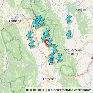 Mappa Località Colle, 62022 Gagliole MC, Italia (6.74938)