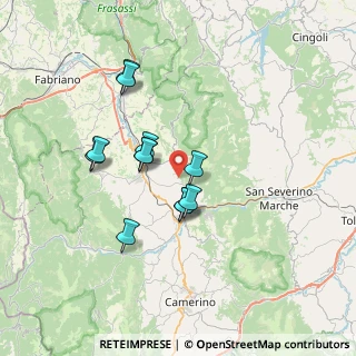 Mappa Località Colle, 62022 Gagliole MC, Italia (6.075)