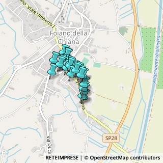 Mappa Via Colle Felice, 52045 Foiano della Chiana AR, Italia (0.23846)