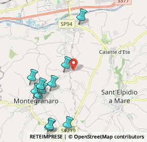 Mappa Via Cura Mostrapiedi, 63811 Sant'Elpidio a mare FM, Italia (2.56909)