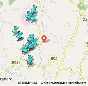 Mappa Via Cura Mostrapiedi, 63811 Sant'Elpidio a mare FM, Italia (1.018)