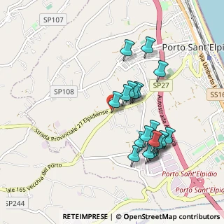 Mappa Strada Prov. Sant’Elpidio, 63821 Porto Sant'Elpidio FM, Italia (0.9295)