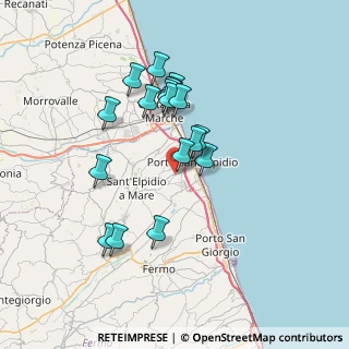 Mappa Strada Prov. Sant’Elpidio, 63821 Porto Sant'Elpidio FM, Italia (6.48722)