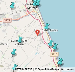 Mappa Strada Prov. Sant’Elpidio, 63821 Porto Sant'Elpidio FM, Italia (6.67813)