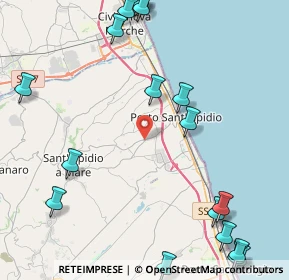 Mappa Strada Prov. Sant’Elpidio, 63821 Porto Sant'Elpidio FM, Italia (6.3955)