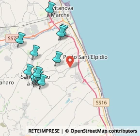 Mappa Strada Prov. Sant’Elpidio, 63821 Porto Sant'Elpidio FM, Italia (4.44083)