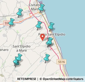Mappa Strada Prov. Sant’Elpidio, 63821 Porto Sant'Elpidio FM, Italia (4.60909)