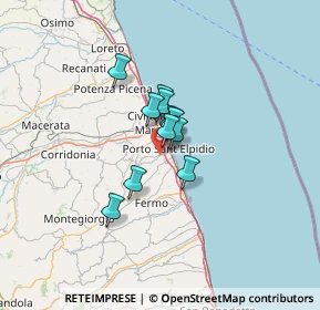 Mappa Strada Prov. Sant’Elpidio, 63821 Porto Sant'Elpidio FM, Italia (7.54182)