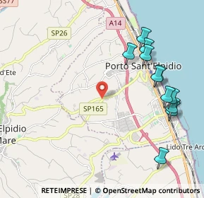 Mappa Strada Prov. Sant’Elpidio, 63821 Porto Sant'Elpidio FM, Italia (2.43818)