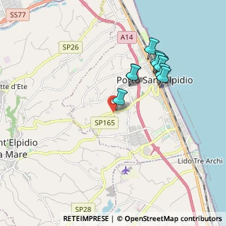 Mappa Strada Prov. Sant’Elpidio, 63821 Porto Sant'Elpidio FM, Italia (1.85818)
