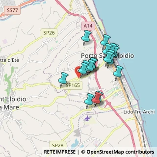 Mappa Strada Prov. Sant’Elpidio, 63821 Porto Sant'Elpidio FM, Italia (1.4625)