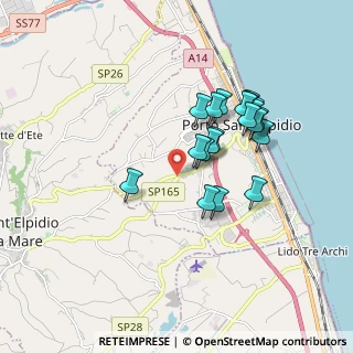 Mappa Strada Prov. Sant’Elpidio, 63821 Porto Sant'Elpidio FM, Italia (1.5915)