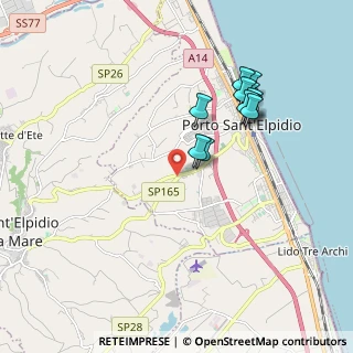 Mappa Strada Prov. Sant’Elpidio, 63821 Porto Sant'Elpidio FM, Italia (1.84545)