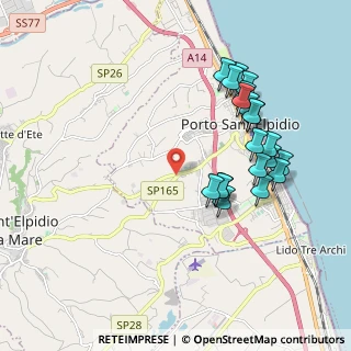 Mappa Strada Prov. Sant’Elpidio, 63821 Porto Sant'Elpidio FM, Italia (2.0615)