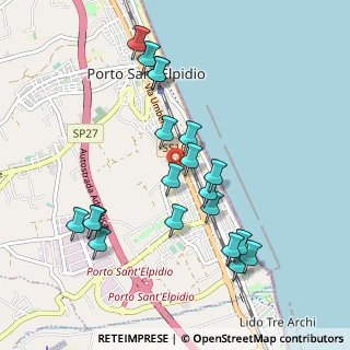 Mappa Via del Palo, 63821 Porto Sant'Elpidio FM, Italia (1.023)