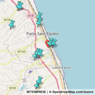 Mappa Via del Palo, 63821 Porto Sant'Elpidio FM, Italia (2.515)