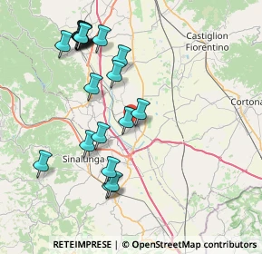 Mappa Strada Provinciale 13 Cassia, 52045 Foiano della Chiana AR, Italia (8.7215)