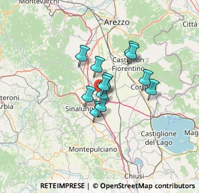 Mappa Strada Provinciale 13 Cassia, 52045 Foiano della Chiana AR, Italia (8.4325)