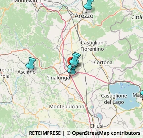 Mappa Strada Provinciale 13 Cassia, 52045 Foiano della Chiana AR, Italia (25.11364)