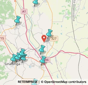 Mappa Strada Provinciale 13 Cassia, 52045 Foiano della Chiana AR, Italia (5.32636)