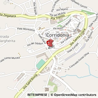 Mappa Via Santa Maria, 2, 62014 Corridonia, Macerata (Marche)