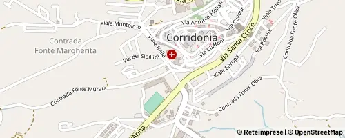 Mappa Corridonia