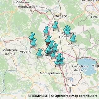 Mappa A1 - Autostrada del Sole, 52045 Foiano della Chiana AR, Italia (9.4875)