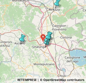 Mappa A1 - Autostrada del Sole, 52045 Foiano della Chiana AR, Italia (30.32231)