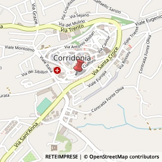 Mappa Via Pier Paolo Bartolazzi, 22, 62014 Corridonia, Macerata (Marche)