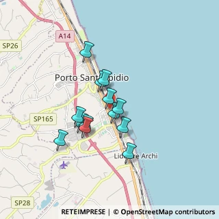 Mappa Via Asiago, 63821 Porto Sant'Elpidio FM, Italia (1.36385)